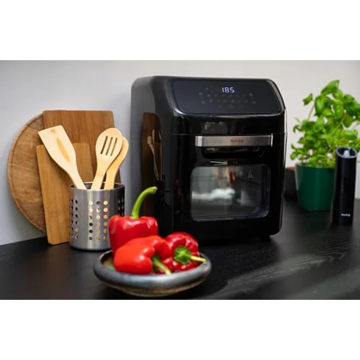 Huslog HUS1023 Heißluftfritteuse 12 l, 1800 W, mit Automatikprogrammen und Timer – Bild 7