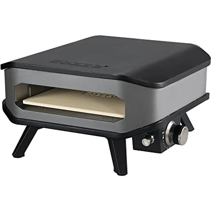 Cozze Gas-Pizzaofen 17, 8 kW, 450 °C, Backzeit nur 2 Minuten, 42,5 x 42,5 cm, schwarz – Bild 3