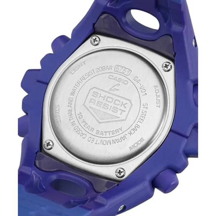 Casio GA-V01-2AER, G-SHOCK Armbanduhr mit stoßfestem Gehäuse, blau – Bild 3