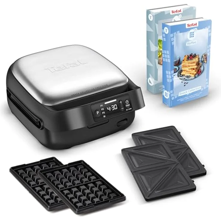 Tefal 2-in-1-Sandwichmaker Snack Collection Precision, Sandwiches & Waffeln, 3 Programme, digitaler Bildschirm, Timer – Bild 1