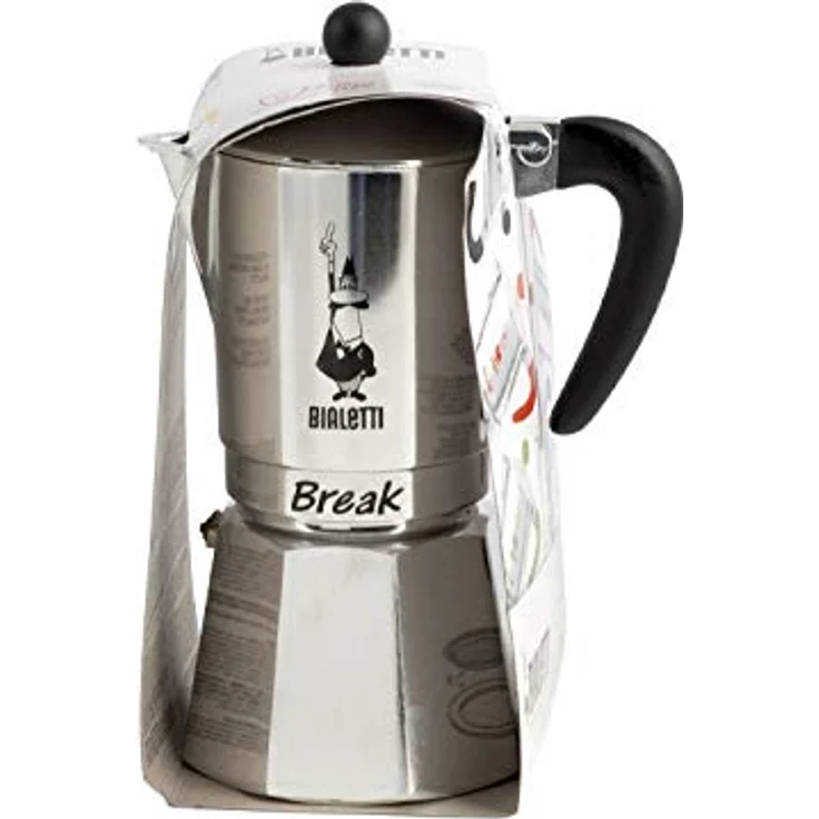 Bialetti 5903 Espressokocher Break 6 Tassen, Aluminium – Bild 3