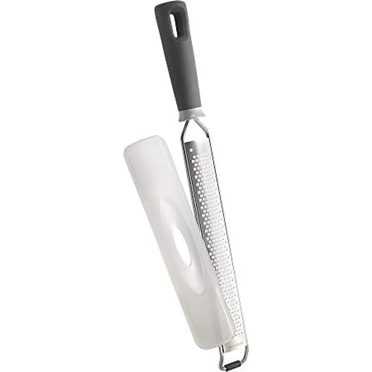 Metaltex Maximo Edelstahl Küchenreibe, feine Reibe mit extrem scharfer Klinge, 39 cm, Profi-Qualität – Bild 1