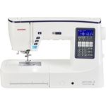 Janome Skyline S6 Anniversary Edition Nähmaschine mit Hochgeschwindigkeitsfunktionen, Aluminium-Druckguss-Rahmen und AcuFeed™ Flex Obertransportsystem