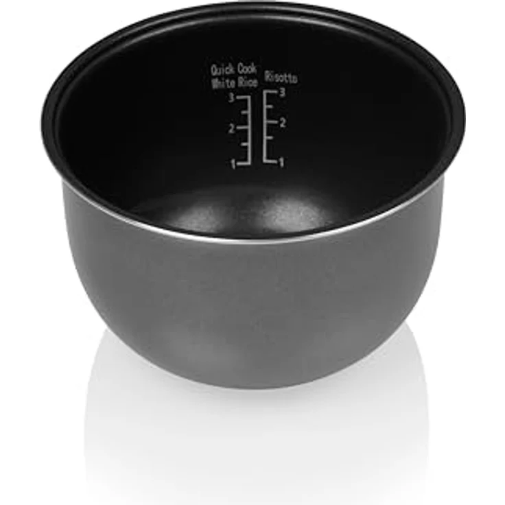 Tristar Digitaler Reiskocher, Dampfgarer, 0,6 l, 350 W, schwarz – Bild 5