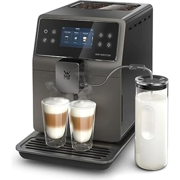 WMF Perfection 780L Kaffeevollautomat mit Milchsystem,18 Getränkespezialitäten, Double Thermoblock, Edelstahl-Mahlwerk, Nutzerprofil, 1l Milchbehälter – Bild 2