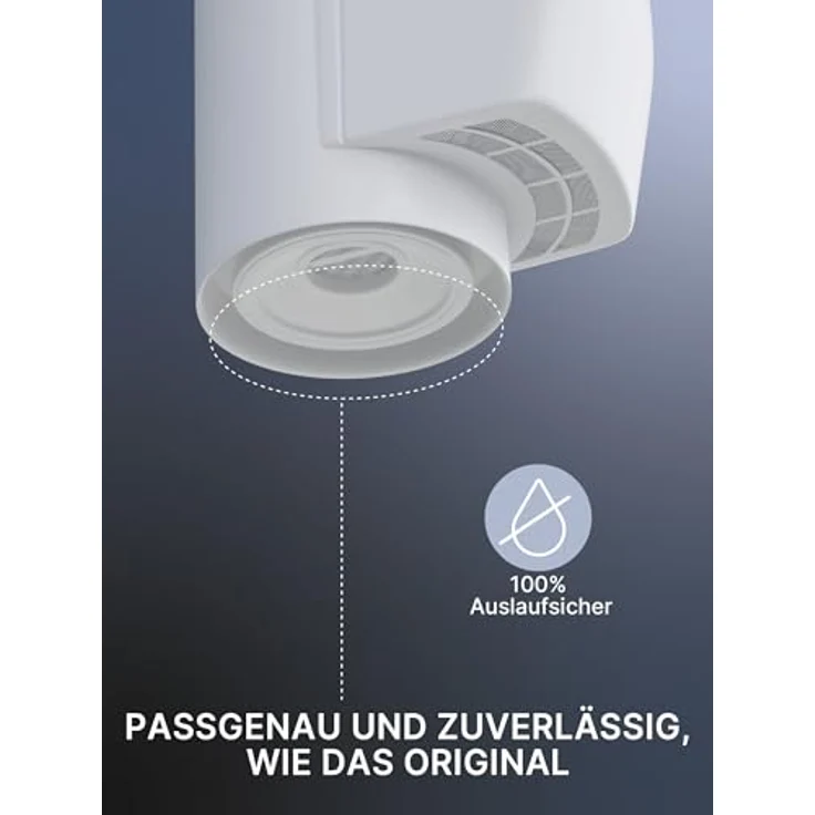 Comedes Wasserfilter 10er Set, passend für Jura Claris Blue 71311/71312/67007, Aktivkohle- und Ionentauschtechnologie – Bild 2