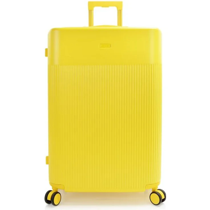 Heys HiLite Trolley L 74 cm, 4 Rollen, mit Dehnfalte, 100% Polycarbonat, gelb