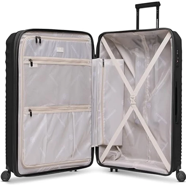 Farmhood Eco Edition großer Hartschalen Check-in Koffer nachhaltig | XL Trolley 53 x 31 x 77 cm mit Dehnfalte von 114 auf 120 Liter erweiterbar | Ultra-leicht nur 4,25 Kg – Bild 5