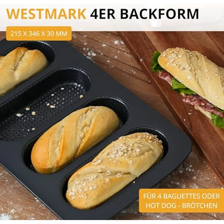 WESTMARK Baguette Backform Mini (105673) – Bild 3