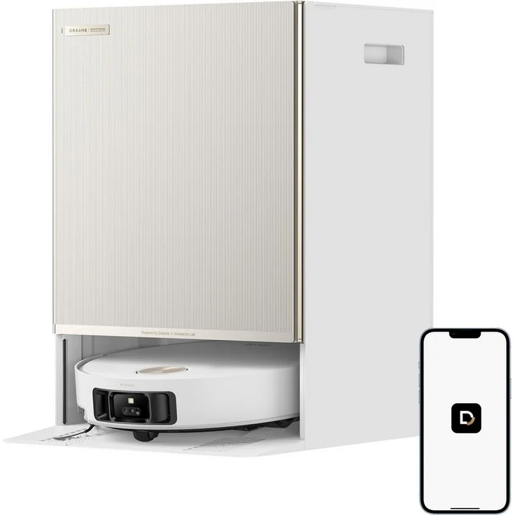 Dreame Matrix 10 Ultra White, Nass-Trocken-Saugroboter mit 30.000 Pa Saugkraft, automatischem Mop-Wechsel und intelligenter Objekterkennung