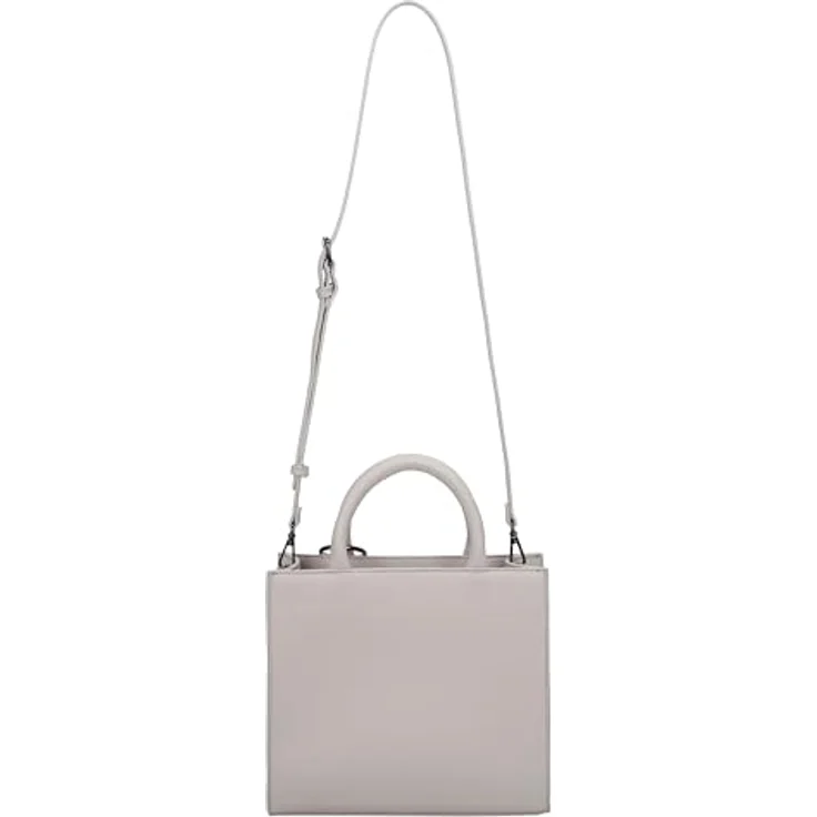 Buffalo Big Boxy Handtasche 26 cm, Beige, mit abnehmbaren Schulterriemen – Bild 2