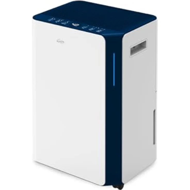 Argo Dry Pury Evo WF 17, Luftentfeuchter mit doppeltem Filtersystem, blau und weiss, geräuschlos mit spezieller Wäschetrocknungsfunktion – Bild 1