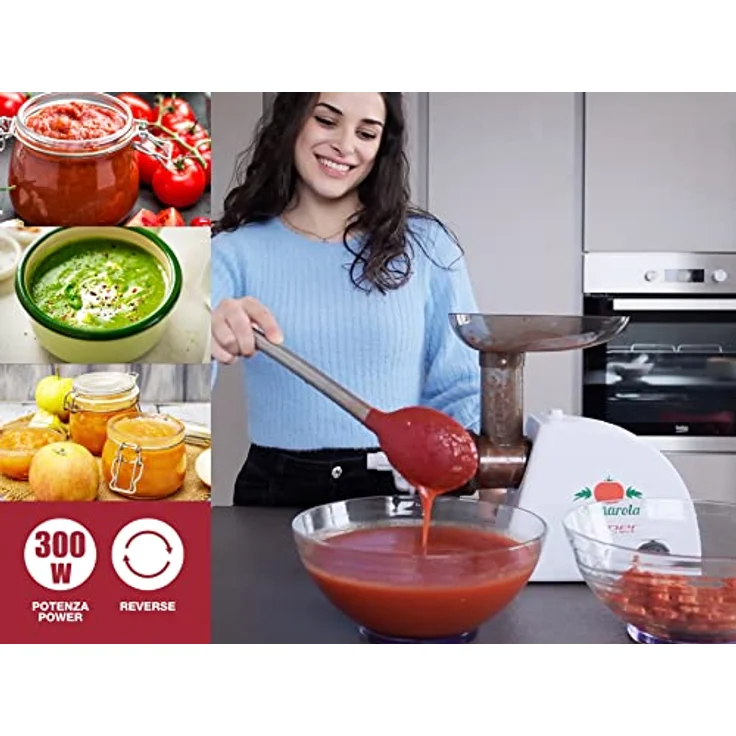 Beper BP.720 Tomaten Saftpresse Elektrische, Weiß – Bild 2