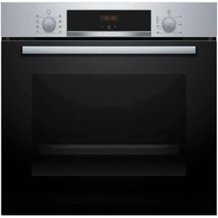 Bosch HBA553BR3F Serie 4 Einbau-Backofen, Edelstahl, 5 Kochmodi, Booster-Vorheizfunktion, 2200 Watt