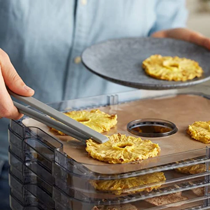 Springlane Dörrautomat Dora 400 W, Anthrazit inkl. 5 höhenverstellbare Dörrebenen & Rezeptheft – Bild 2