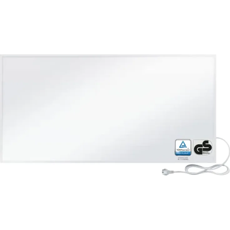 BR Bringer Infrarotheizung 1000 Watt - Energiesparend - Smart-Thermostat mit WIFI - Modernes Design, weiß