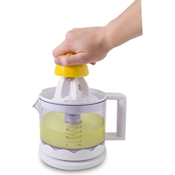 SUNTEC Zitruspresse ZIP-8427 comfort [Ideal für frische Säfte mit vollem Nährstofferhalt, hohe Saftausbeute, abnehmbarer Saftbehälter (0,6 l), inkl. Sieb für Fruchtfleisch, max. 30 Watt] – Bild 4