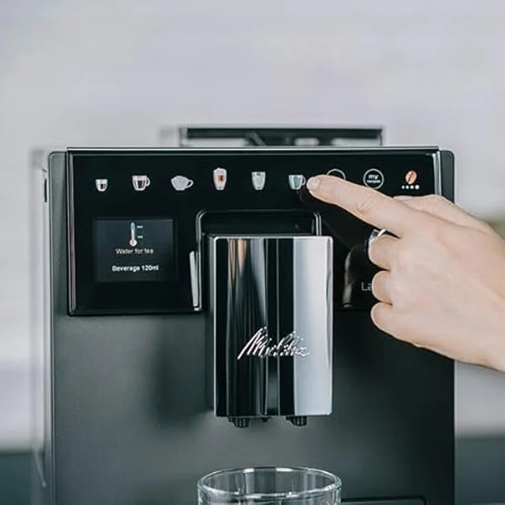 Melitta Latte Select, Kaffeevollautomat, Schwarz – Bild 6