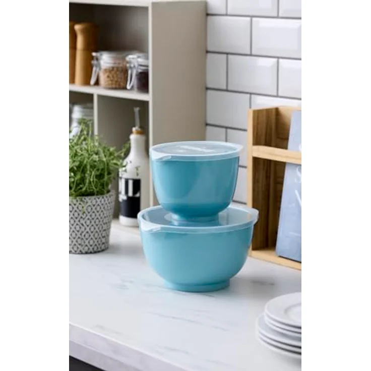 Rosti Margrethe Schüssel Set, 4-Teilig, 1,5 Liter und 3 Liter, Nordic Green (Grün) – Bild 2