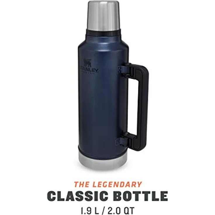 STANLEY Classic Legendary Thermosflasche 1.9L - Hält 45 Stunden Heiß oder Kalt - Edelstahl, BPA-Frei, Spülmaschinenfest - Nightfall – Bild 2