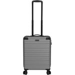 Kenorada Reisetrolley Redwood 4R | Hartschalen Koffer mit Vier Rollen | Trolley mit Zahlenschloss | praktische Innenaufteilung | arretierbares Doppelgestänge (Anthra, S - Handgepäck 55cm)