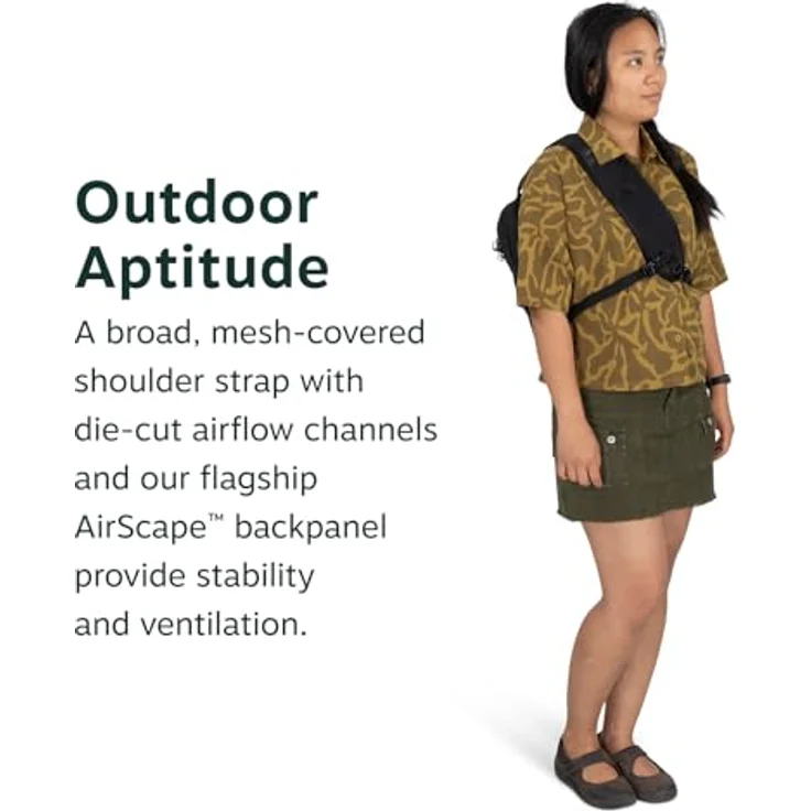 Osprey Quasar Sling Bag, 38 cm, grün, 100% Polyester, kompakte Umhängetasche – Bild 5