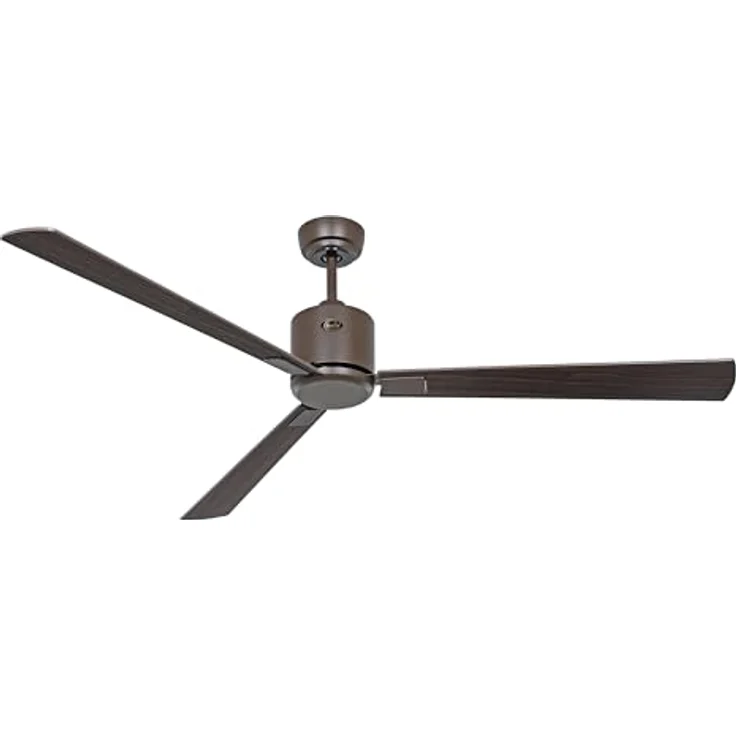CASAFAN Eco Neo III, Energiespar Deckenventilator mit Fernbedienung, WiFi, 152 cm, Bronze, Wendeflügel Nussbaum/Kirschbaum – Bild 2