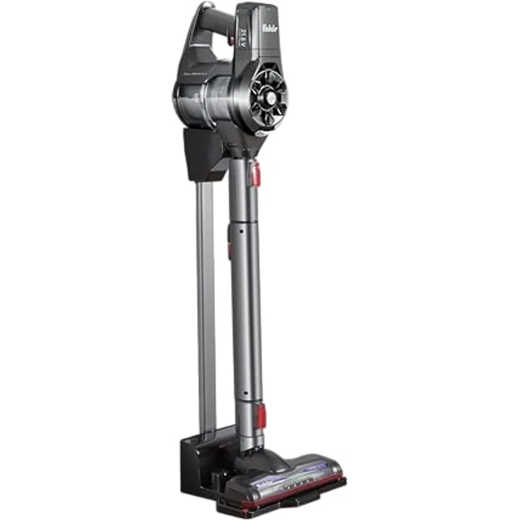 Fakir Starky HSA 800 XL Q - beutel- & kabelloser 2in1 Akku Handstaubsauger, Tierhaar-Sauger inkl. Elektrosaugbürste, Standladestation, Teleskoprohr, EPA-Filter, 21,6 V Li-Ionen Akku – Bild 3