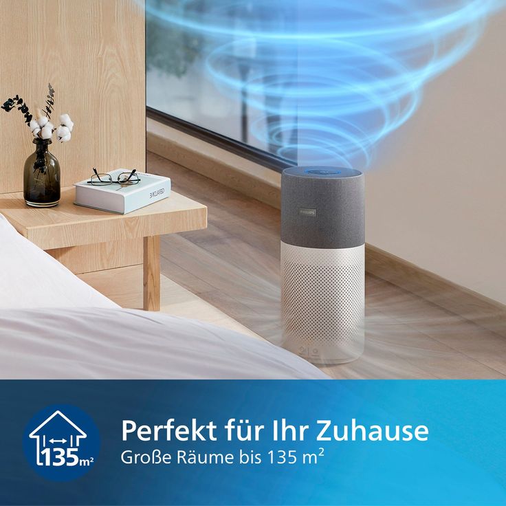 Philips AC3033/10 3000i Series, Luftreiniger, Grau, Weiss - 520 m³/h CADR, Allergie-Ruhemodus, 99,97% Partikelentfernung, leise – Bild 4