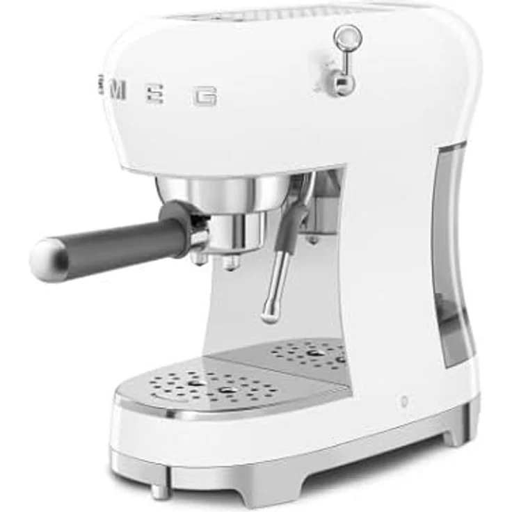 Smeg ECF02WHEU Siebträger Espresso-/Kaffemaschine weiß, – Bild 3