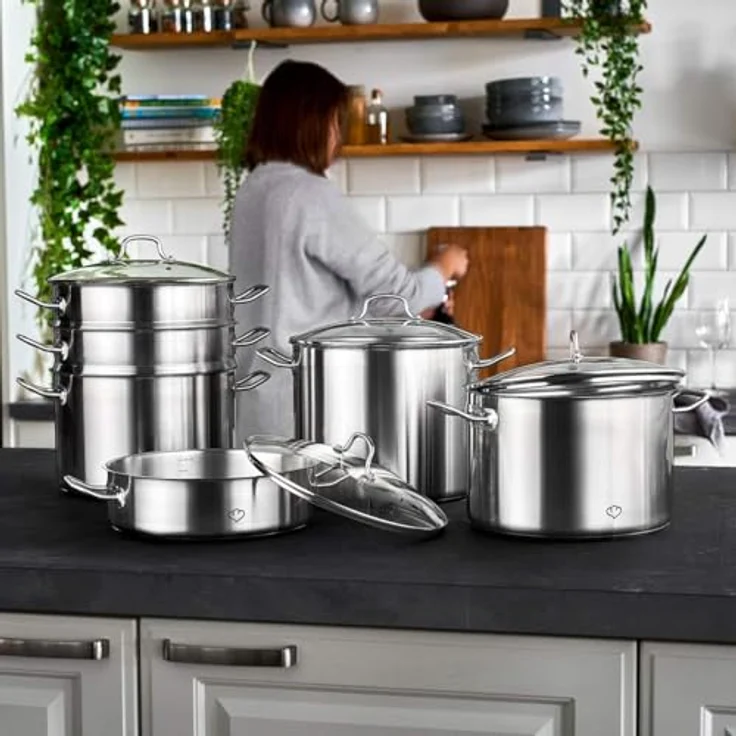 Springlane Schmortopf »Schmorpfanne«, Edelstahl – Bild 7