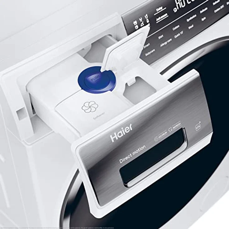 HAIER HW80-BD14979EU1 I-PRO SERIE 7 PLUS Smart Frontlader Waschmaschine 8 kg, A, AutoDose, Dampffunktion, WLAN, leise, 1330 U/Min, Allergie & Schnellprogramme – Bild 5