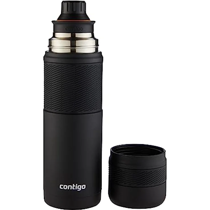 Contigo Thermoflasche Thermalock, Edelstahl Isolierbecher, Kaffebecher to go, auslaufsicher, spülmaschinenfester Deckel BPA-frei, 740 ml – Bild 2