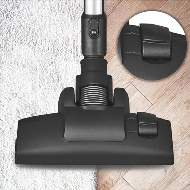 Balter Vento H3, Handstaubsauger mit 600W, beutellos, modulares Saugrohr, 7m Kabel, Silber – Bild 3