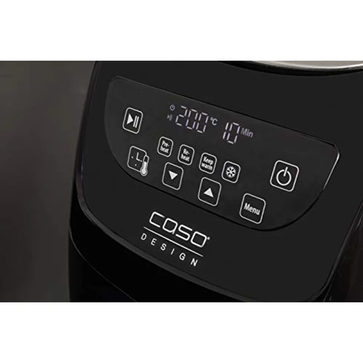 Caso AF 250 Design Heißluftfritteuse, Temperatur 60°C-200°C, extra großer Frittierkorb 3 Liter, Fritteuse ohne Fett und Öl, innovative Luftstrom-Technologie Neueste Version – Bild 6