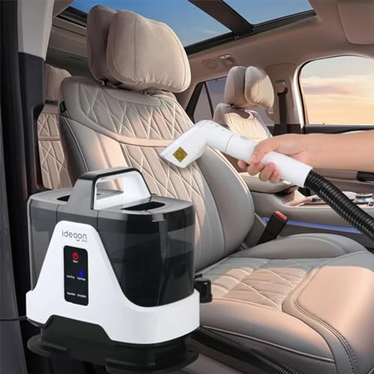 ideoon Ultimativer 3in1 Waschsauger Polsterreiniger Dampfreiniger, 1700W mit 8-teiligem Zubehör für Teppiche, Auto und Matratzen – Bild 9