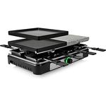 Tristar Raclette RA-2747 – 4-in-1 – Raclette/Kochstein/Grill/Teppanyaki – 8 Personen – 1400 W