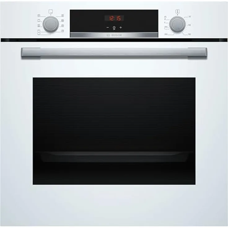 Bosch Serie 4 HBA534BW3 Backofen 71 l 3400 W A+ Weiß, autark mit 3D-Heißluft und Hydrolyse