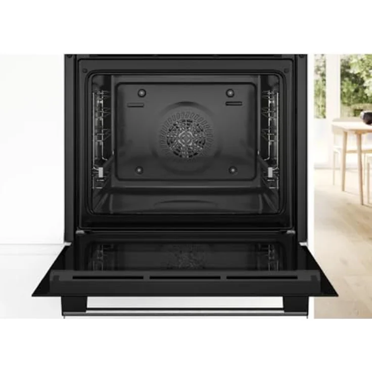 Bosch HBA514ES3, Multifunktionsofen Serie 4, 60 cm, Reinigungsassistent mit Wasser, 3D Heißluft, Energieeffizienz A+ – Bild 4