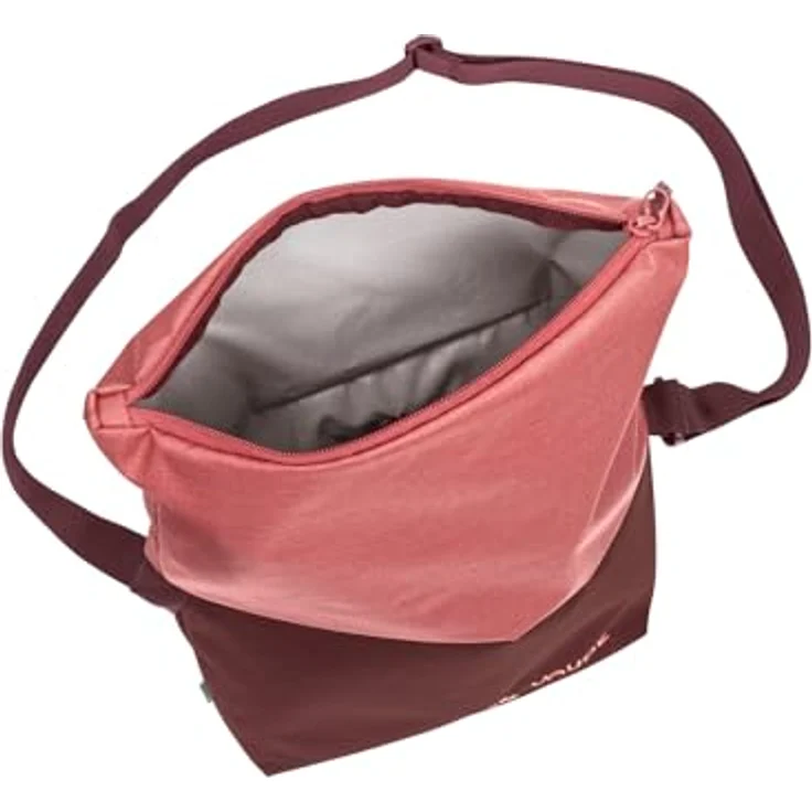 VAUDE Heka II Crossbody Bag, Umhängetasche in Dark Cherry, wasser- und schmutzabweisend, verstellbarer Schulterriemen – Bild 3