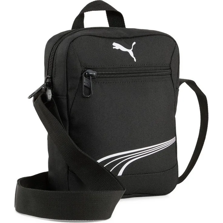 PUMA Umhängetasche FUNDAMENTAL PORTABLE, unifarbene Tasche aus 100% Polyester, Farbe: PUMA Black