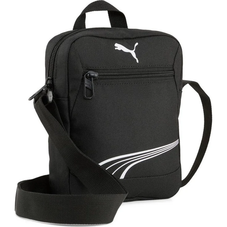 PUMA Umhängetasche FUNDAMENTAL PORTABLE, unifarbene Tasche aus 100% Polyester, Farbe: PUMA Black