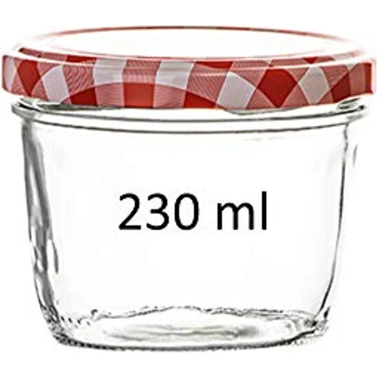 25x 230 ml Einweckgläser 6,8x8,5 cm – Bild 6