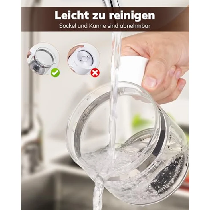 Morpilot Milchaufschäumer Elektrisch 500ml, 600W, 4-in-1 mit LED-Anzeige, spülmaschinenfestes Design für heißen und kalten Milchschaum – Bild 5