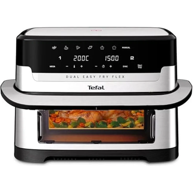 Tefal EY922D Easy Fry Flex, XXL-Heißluftfritteuse mit 9 L Schublade und Flex-Cook-Technologie – Bild 2