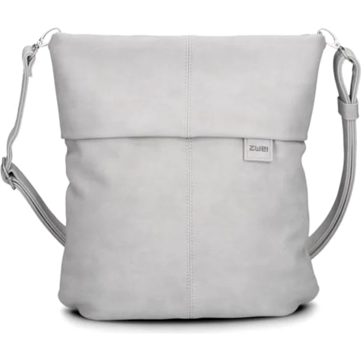 Zwei Mademoiselle.M Schultertasche, 31 cm, elegante Umhängetasche aus widerstandsfähigem Polyurethan mit Reißverschlussfach und abnehmbaren Trageriemen – Bild 4