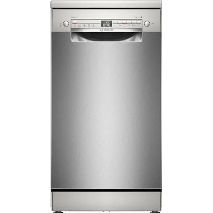 Bosch Serie 2, Freistehender Geschirrspüler, 45 cm, Silver Inox, SPS2HKI42E