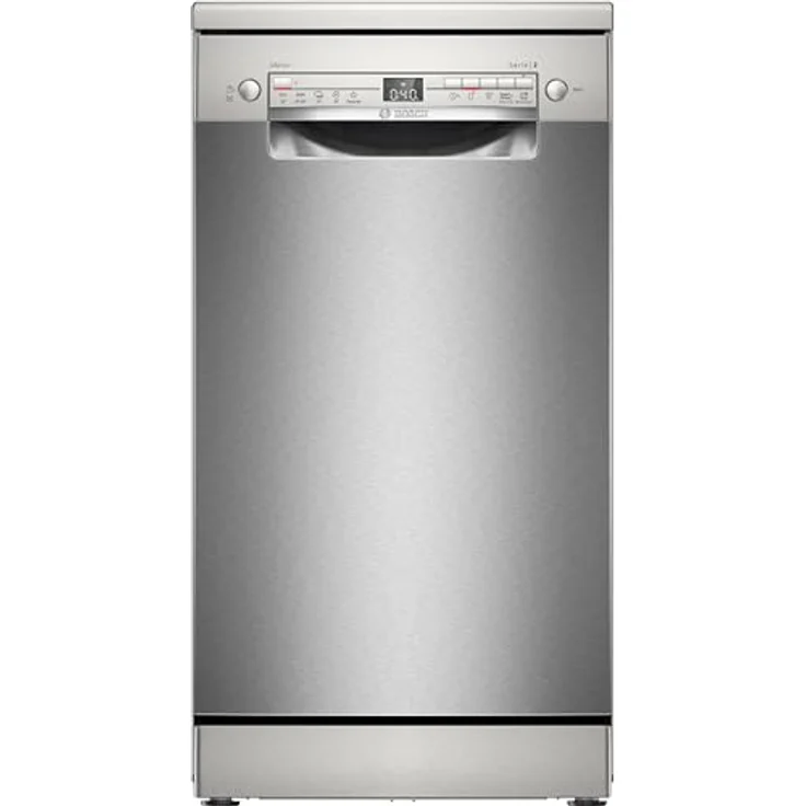 Bosch Serie 2, Freistehender Geschirrspüler, 45 cm, Silver Inox, SPS2HKI42E – Bild 1