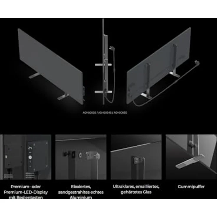 AENO Smart Heater 700W effizienter Infrarot-Heizstrahler mit WLAN, Timer, Display, Energiezähler. Energieeffizient, leise, Temperaturanzeige, manuelle Steuerung, schlank für Schlafzimmer, Wohnzimmer – Bild 4