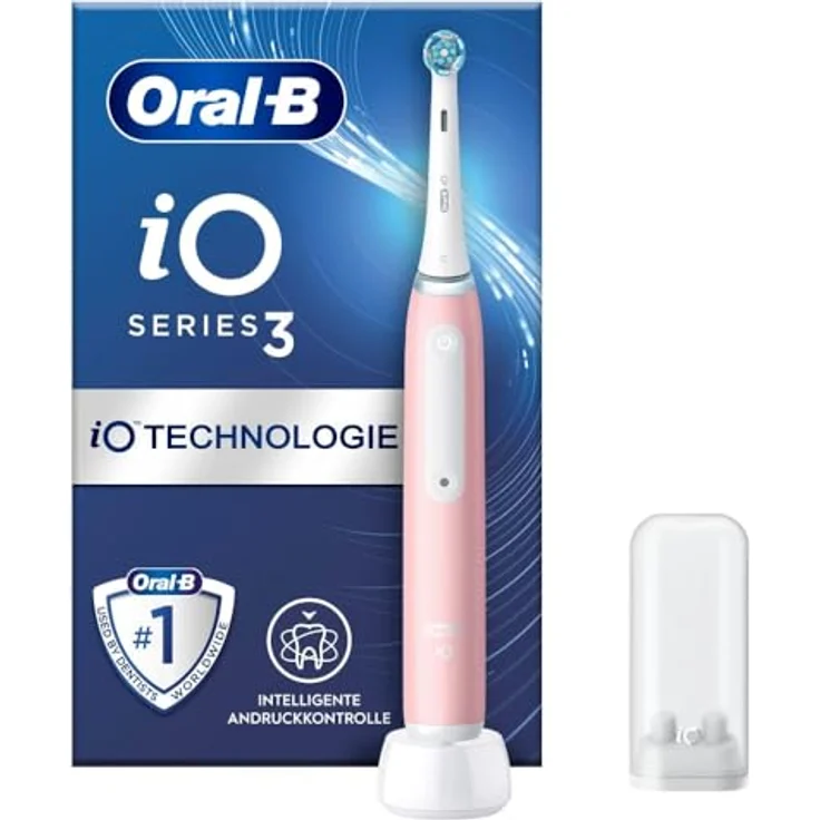 Braun Oral-B iO 3N Elektrische Zahnbürste, Rosa, 1 Bürste – Bild 2